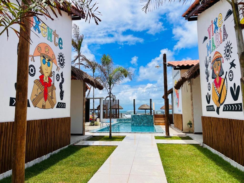 Flats Villas Litoral Sul - Praia Pontal Do Peba - Piacabucu - Al מראה חיצוני תמונה