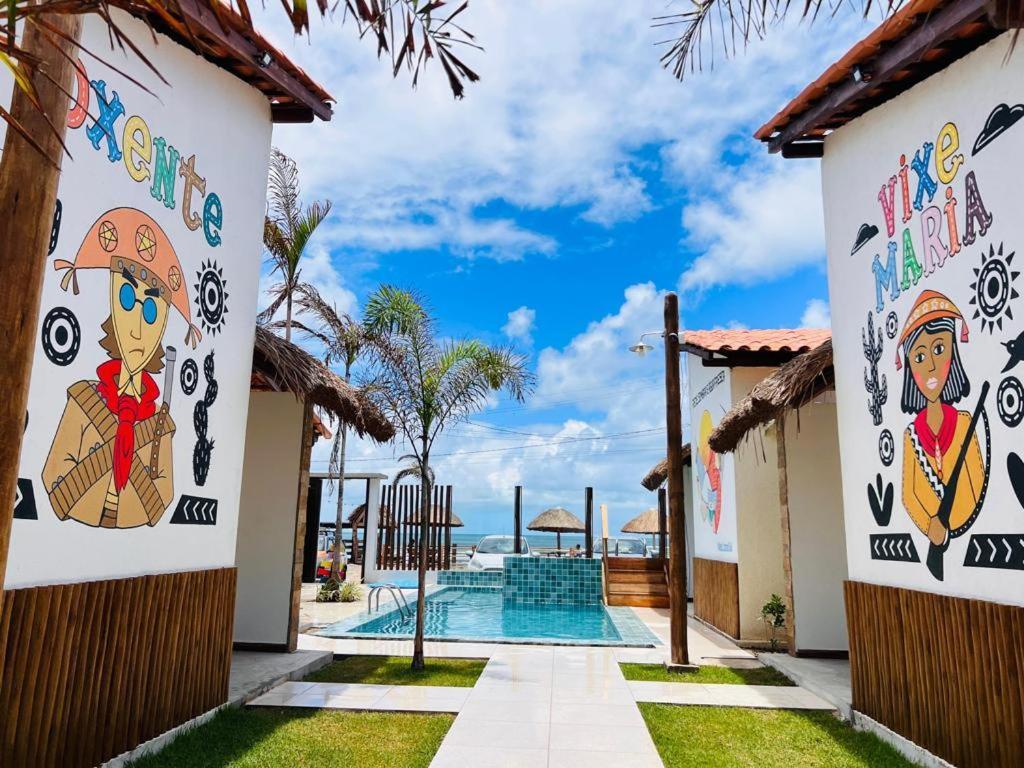 Flats Villas Litoral Sul - Praia Pontal Do Peba - Piacabucu - Al מראה חיצוני תמונה